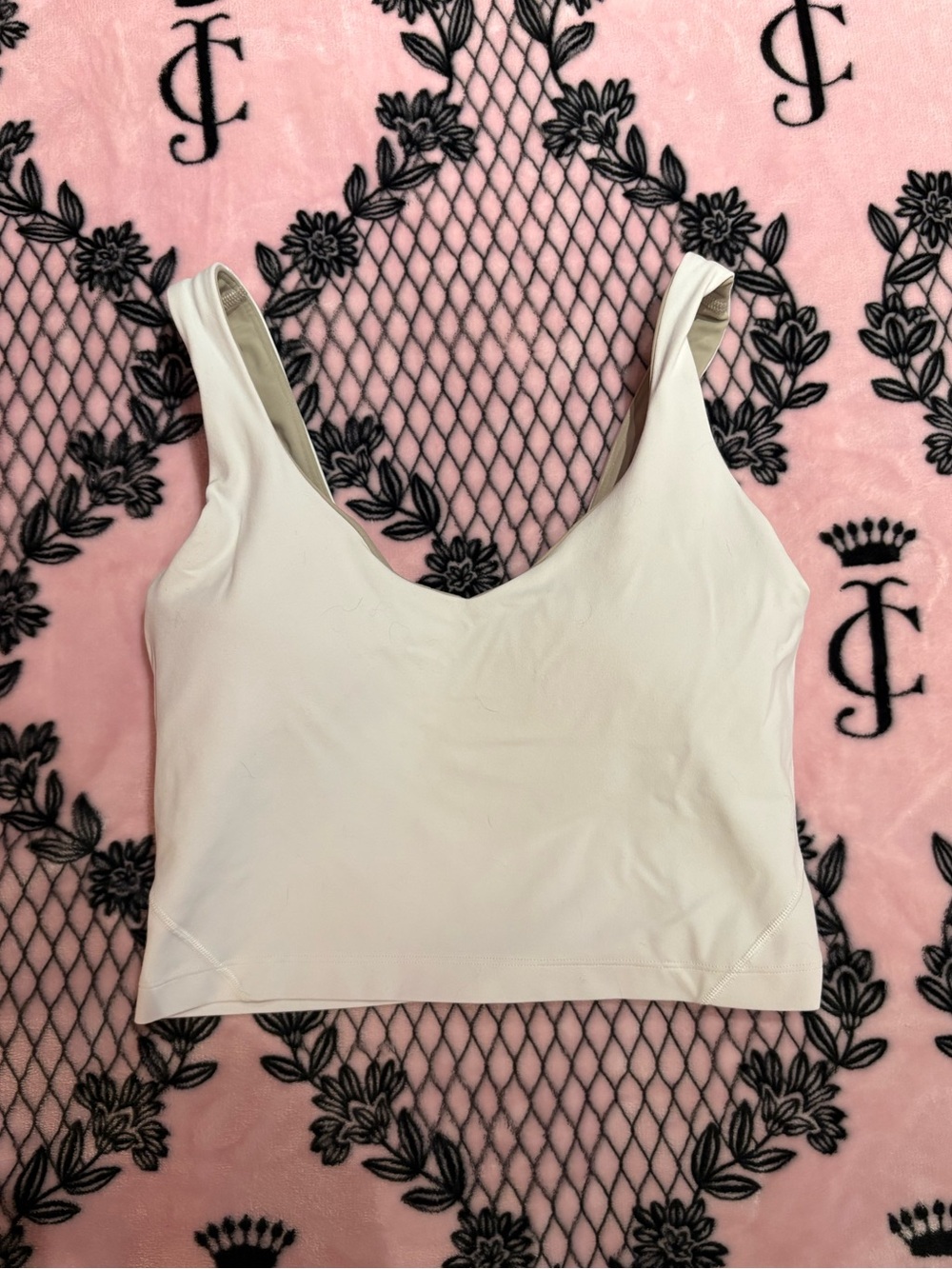 Lululemon White Align Tank Top | Built-In Bra Size 4